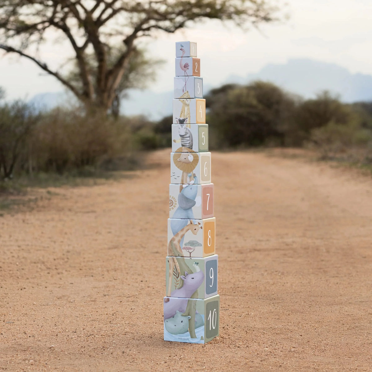 Cubos de Empilhar - Safari Friends | Little Dutch.