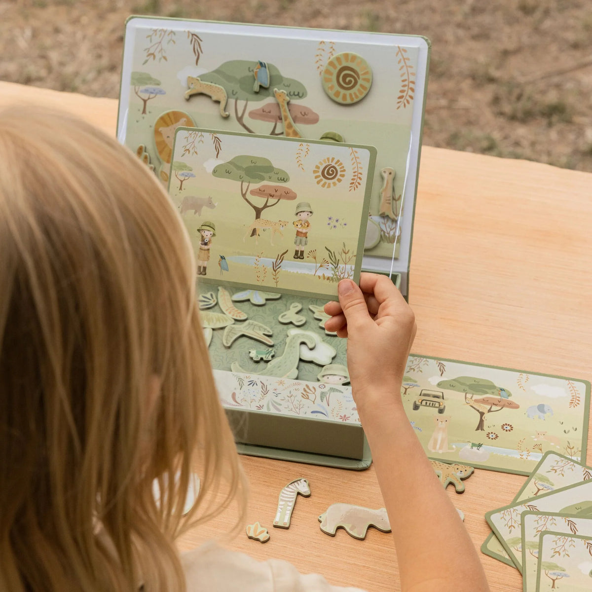 Jogo Magnético - Safari Friends | Little Dutch.
