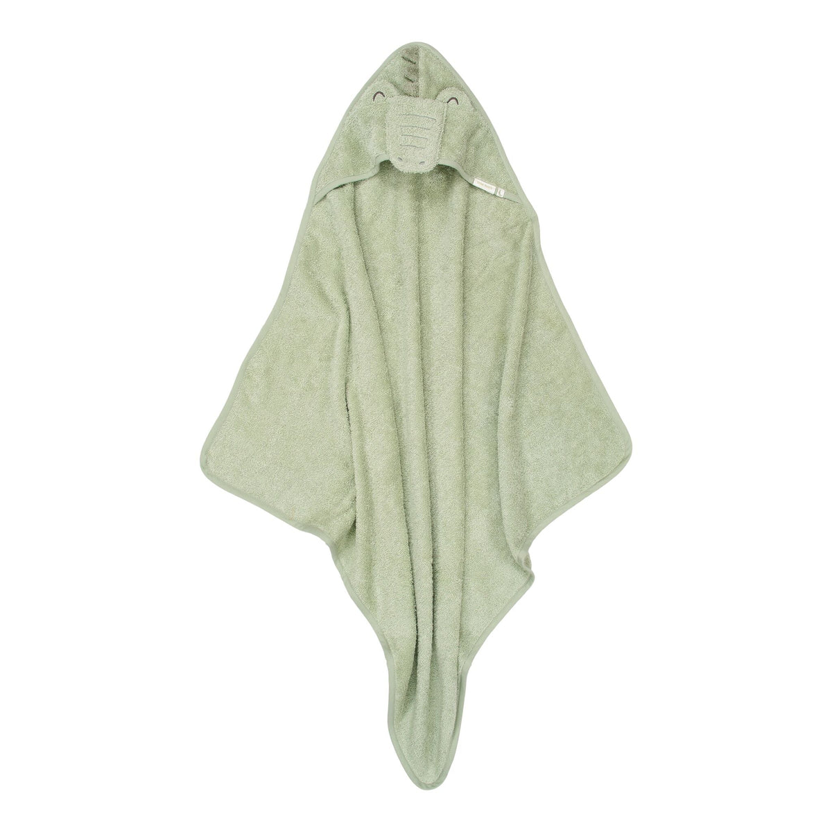 Toalha de Banho com Capuz 75x75 - Safari Friends - Crocodile Verde