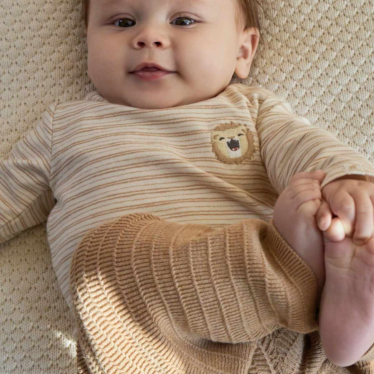 Calças Malha - Safari Friends | Knitted Soft Tan