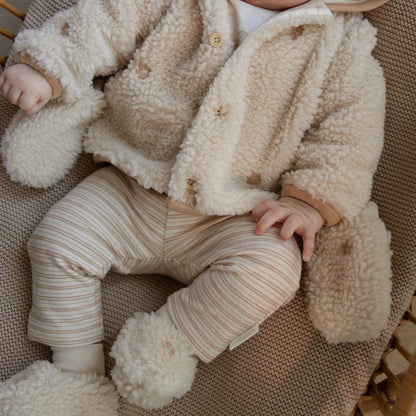 Botinhas de Bebé Pelúcia - Safari Friends | Teddy Areia Paws