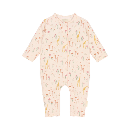 Pijama Inteiro - Safari Friends | Flamingo Rosa Pastel