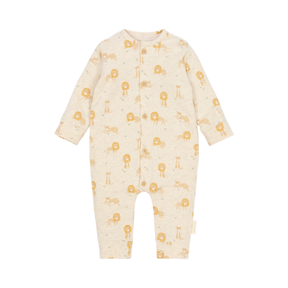 Pijama Inteiro - Safari Friends | Lion Vanilla Melange