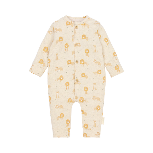 Pijama Inteiro - Safari Friends | Lion Vanilla Melange