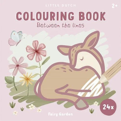 Livro de Colorir entre Linhas - Fairy Garden | Little Dutch