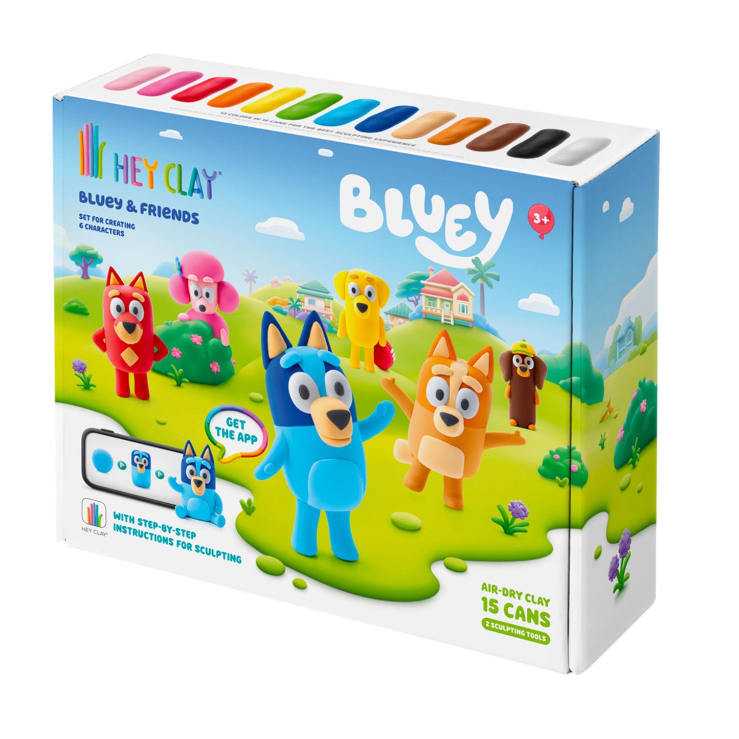 Massas de Modelar - Bluey & Friends | HEY CLAY
