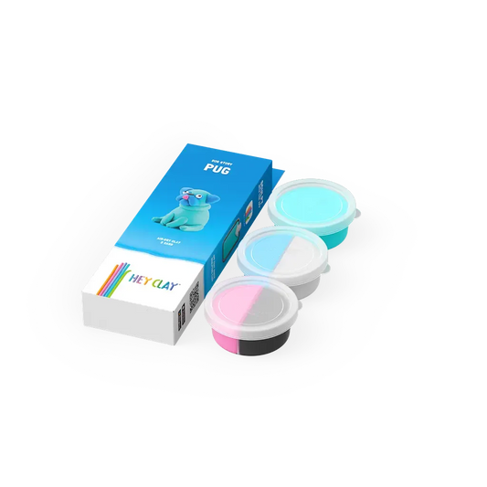 Massas de Modelar Dog Story - Pug | HEY CLAY