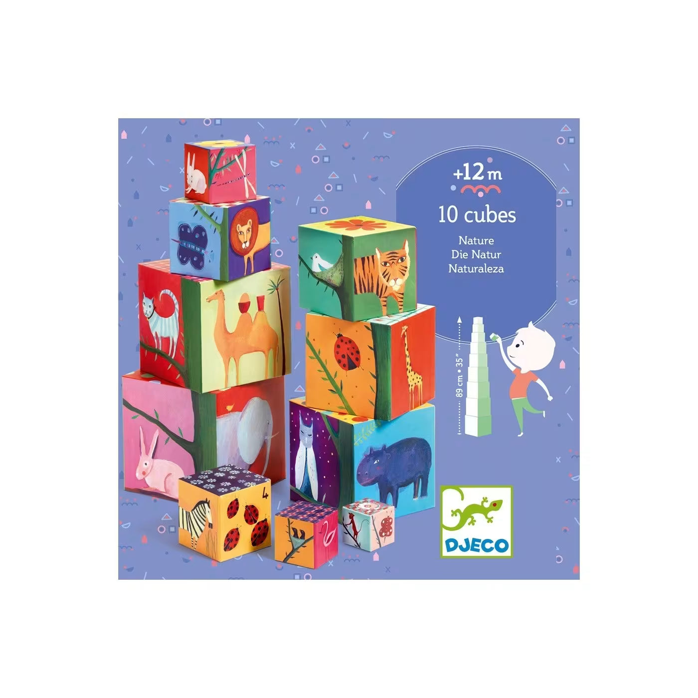 Blocos de Empilhar- Animais da Natureza | Djeco