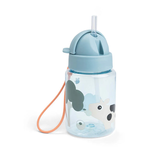 Garrafa com Palhinha - Tiny Farm Blue | Done by Deer