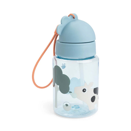 Garrafa com Palhinha - Tiny Farm Blue | Done by Deer