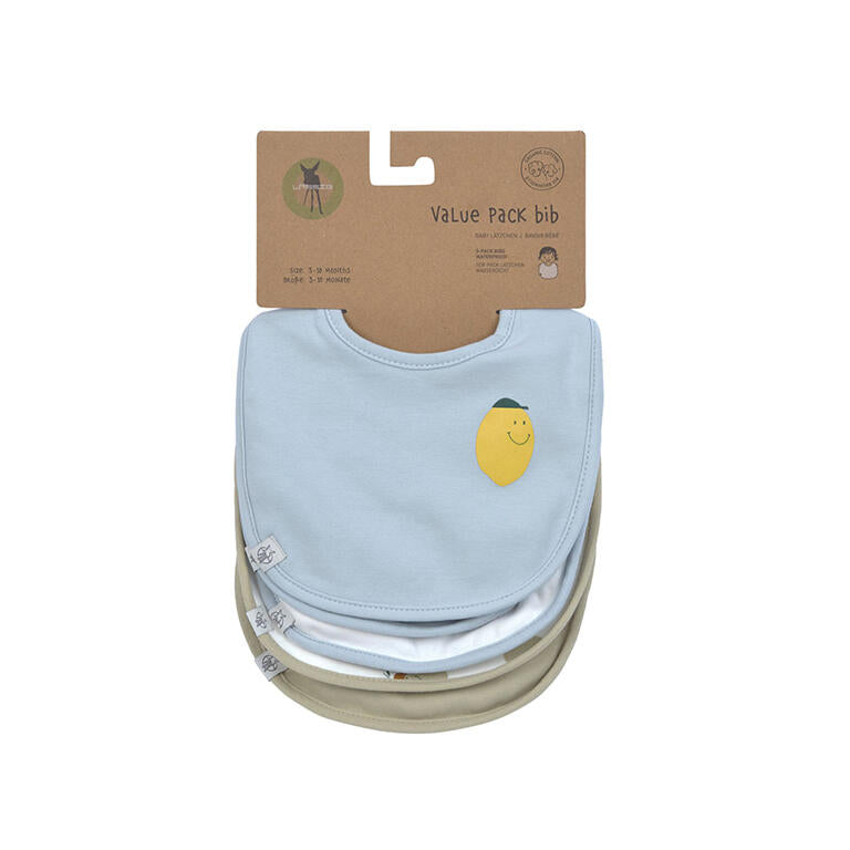 Pack 5 Babetes Impermeáveis - Happy Fruits Lemon
