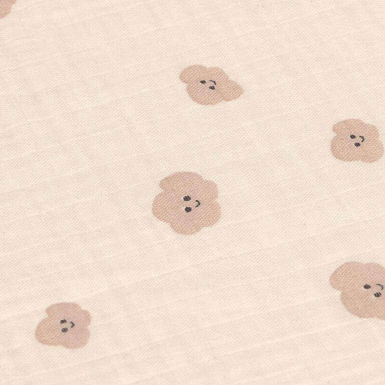 Pack 3 Musselinas 60x60 - Tiny Team Mushroom.