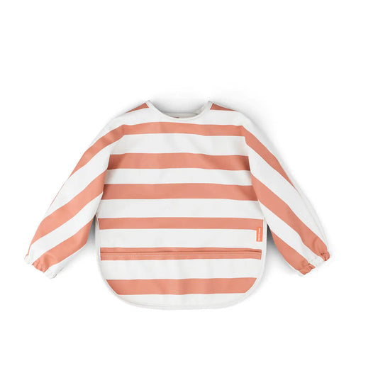 Babete com Mangas - Stripes Papaya | Done by Deer