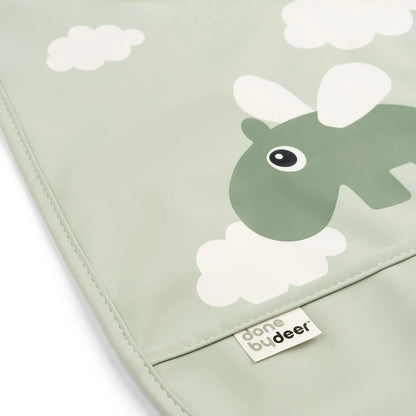 Babete com Velcro - Happy Clouds Green | Done by Deer