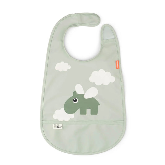 Babete com Velcro - Happy Clouds Green | Done by Deer