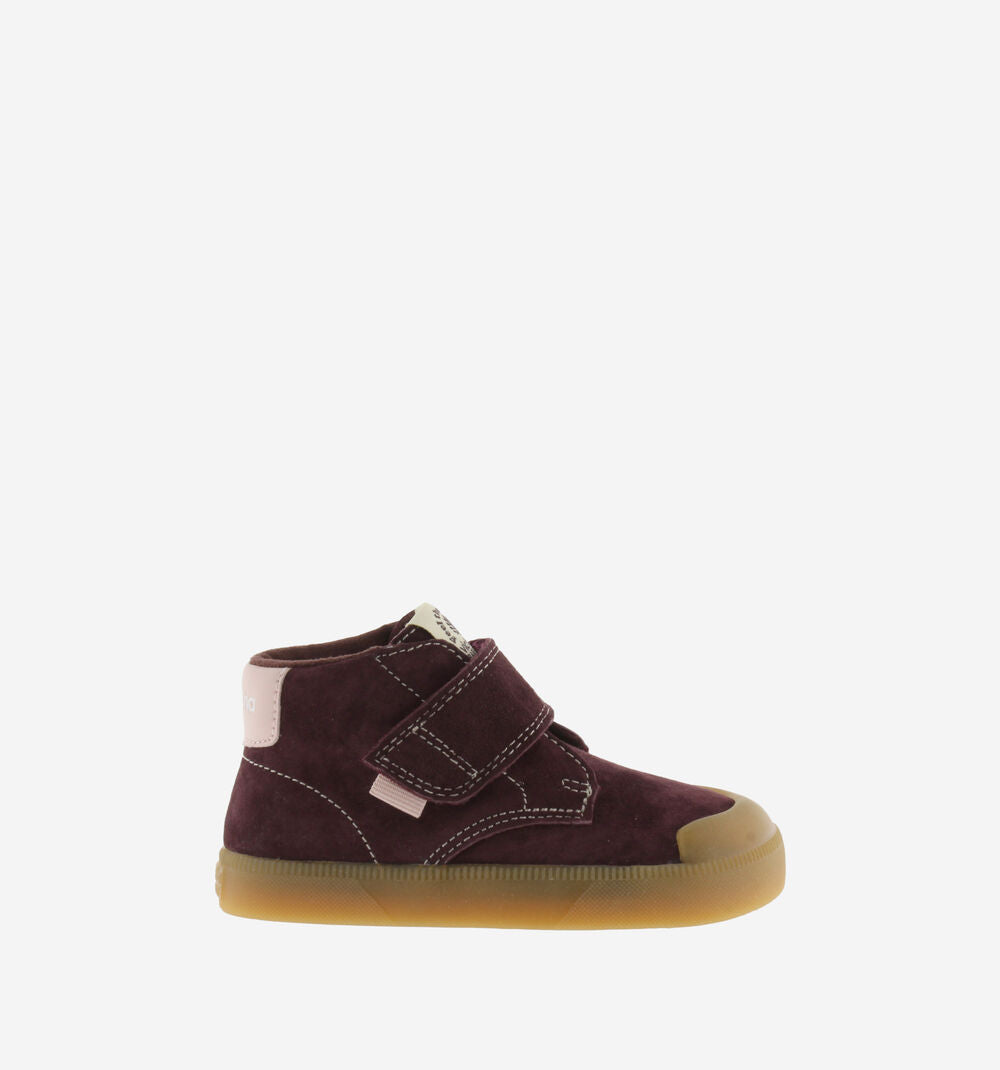 Botas Barefoot - Oliver Camurça Bordeaux | Victoria.