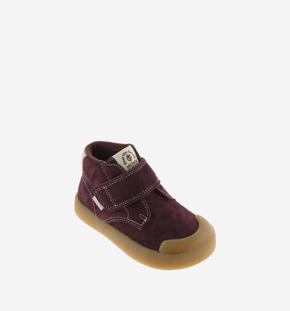 Botas Barefoot - Oliver Camurça Bordeaux | Victoria.