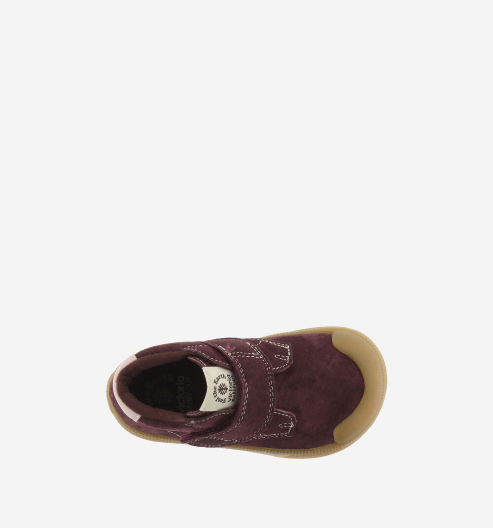 Botas Barefoot - Oliver Camurça Bordeaux | Victoria.