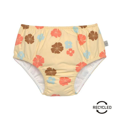 Cueca-Fralda de Praia com Folhos - Flowers | Lässig