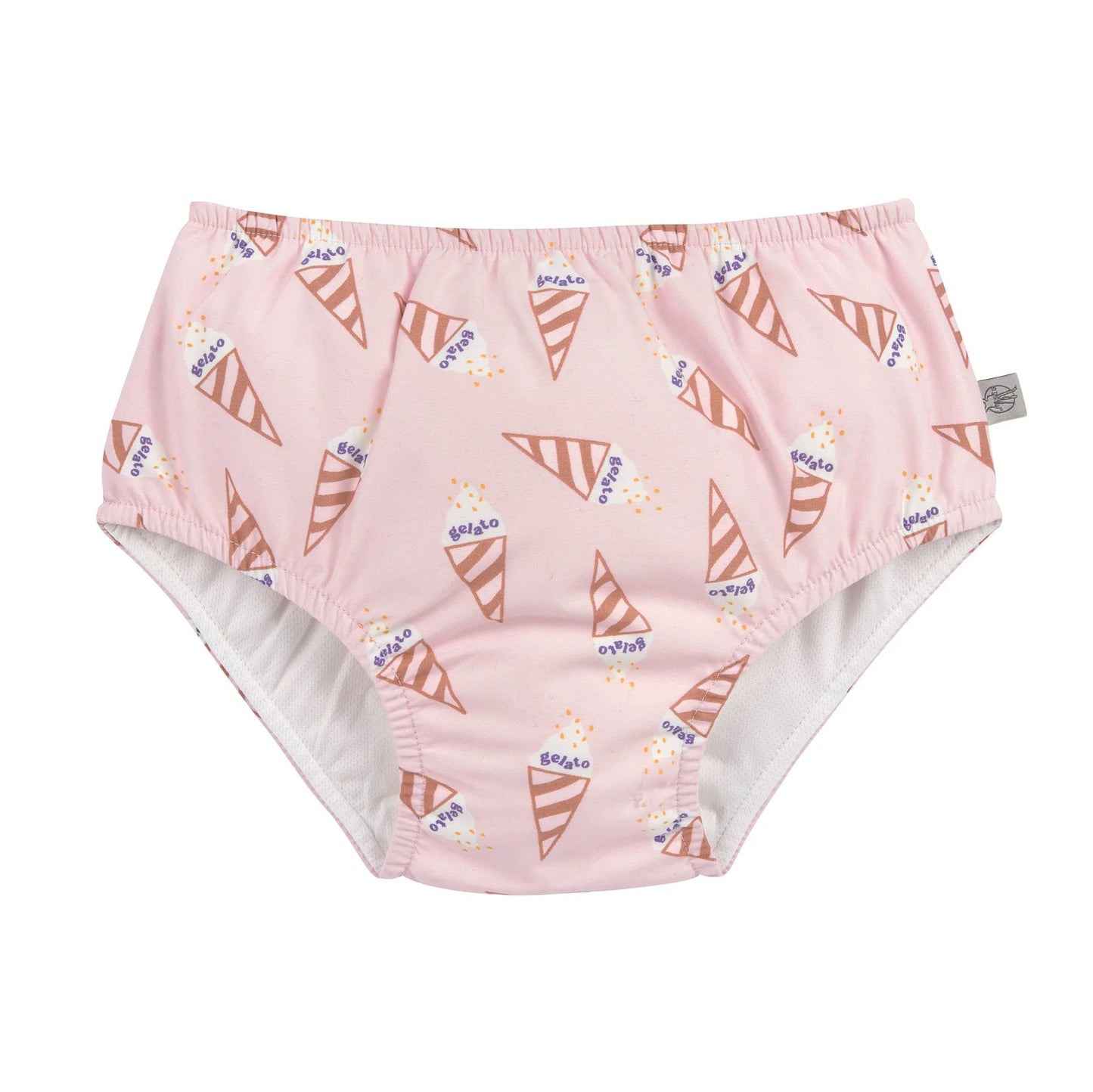 Cueca-Fralda de Praia - Ice Cream Rosa Claro | Lässig