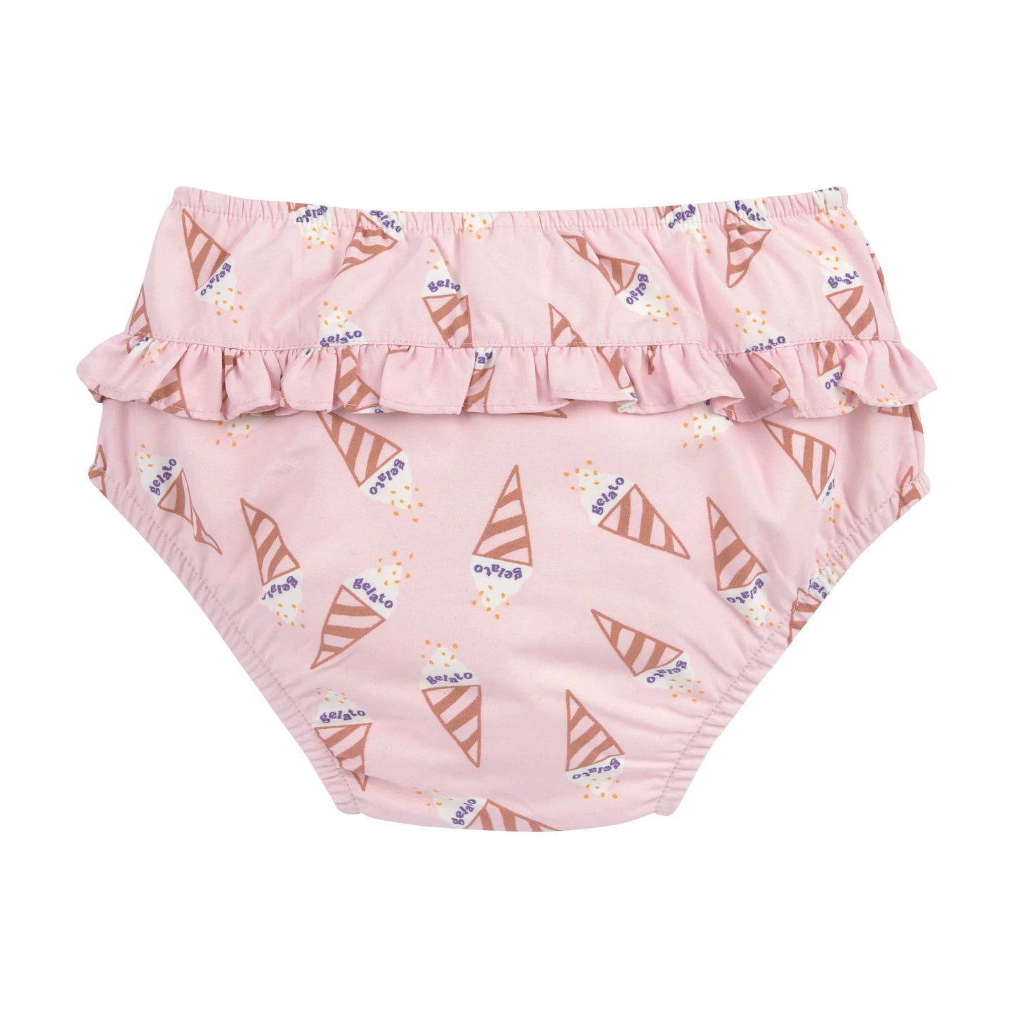Cueca-Fralda de Praia - Ice Cream Rosa Claro | Lässig