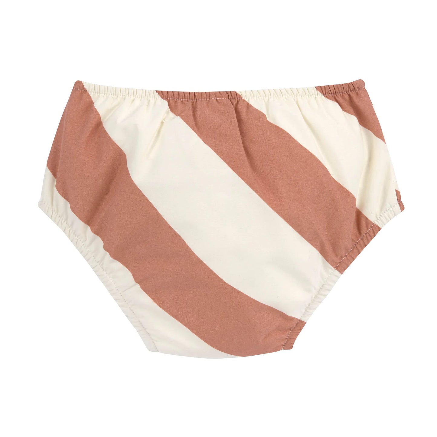 Cueca-Fralda de Praia - Stripes Clay | Lässig