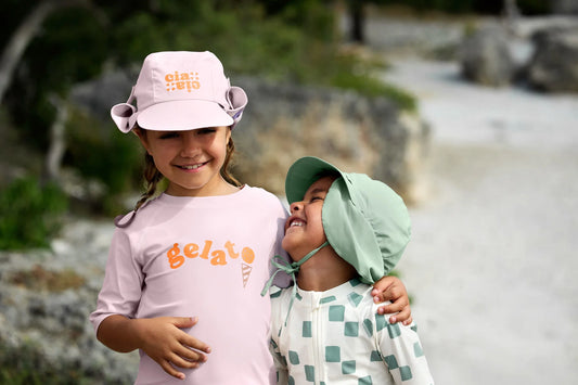 Chapéu de sol com aba - Verde | Lässig.