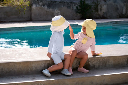 Chapéu de sol com aba - Amarelo | Lässig.