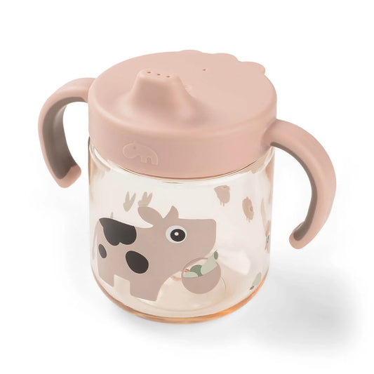 Copo de Aprendizagem com 2 pegas - Tiny Farm Powder | Done by Deer.