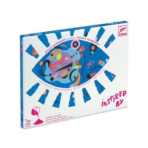 Atividade com Areias Coloridas - Abstrato | Djeco