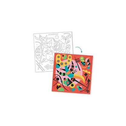 Atividade com Areias Coloridas - Abstrato | Djeco