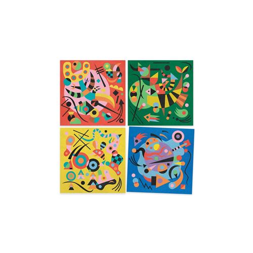 Atividade com Areias Coloridas - Abstrato | Djeco