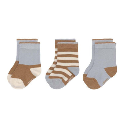 Pack 3 Pares Meias - Blue/Caramel | Lässig.