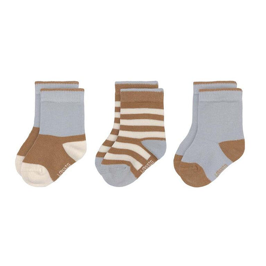 Pack 3 Pares Meias - Blue/Caramel | Lässig.
