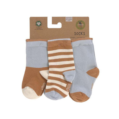 Pack 3 Pares Meias - Blue/Caramel | Lässig.