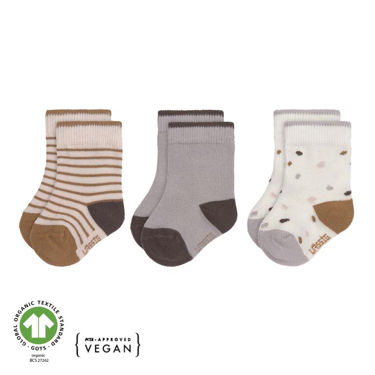 Pack 3 Pares Meias - Tiny Farmer Lilac | Lässig
