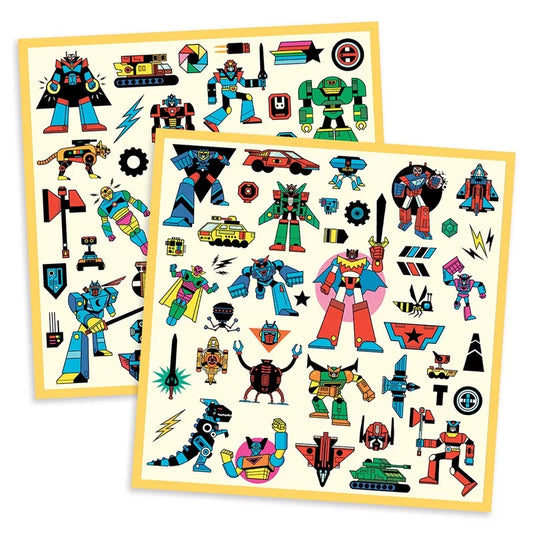 160 Autocolantes - Robots | Djeco
