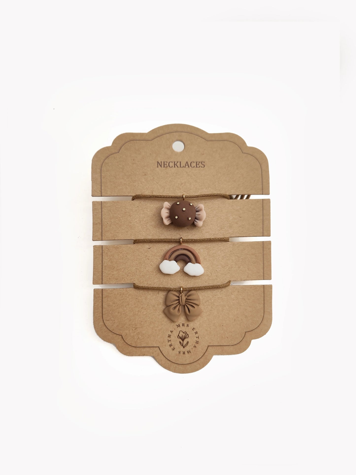 Pack 3 Colares - Bow, Candy & Rainbow | Mrs. Ertha