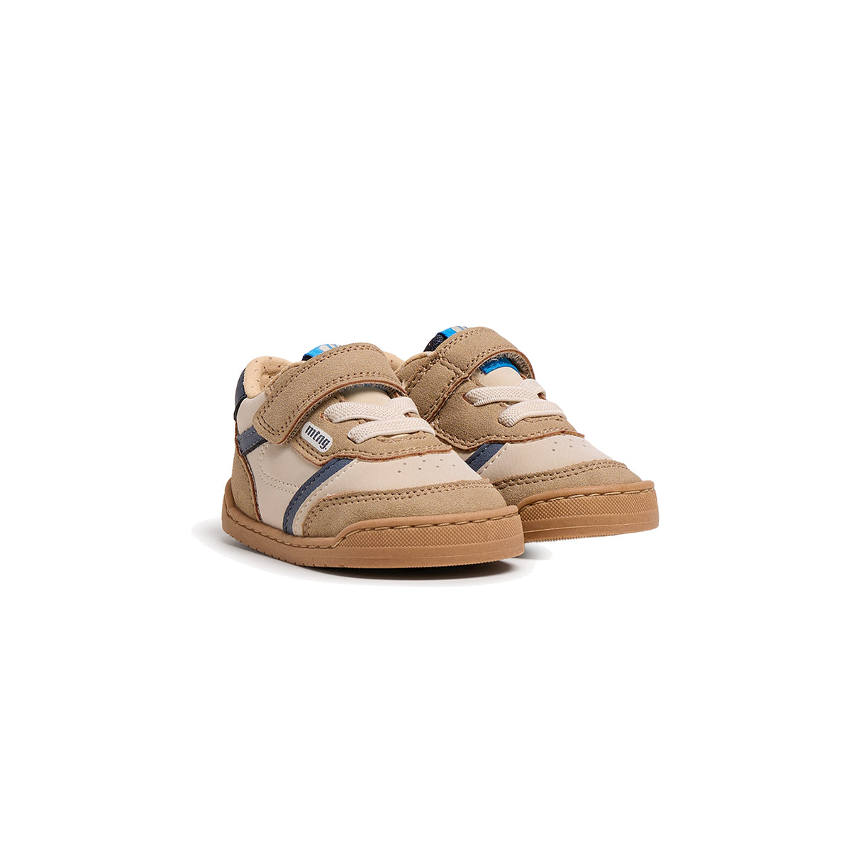 Ténis Free Baby - Bege/Marinho | Mustang.