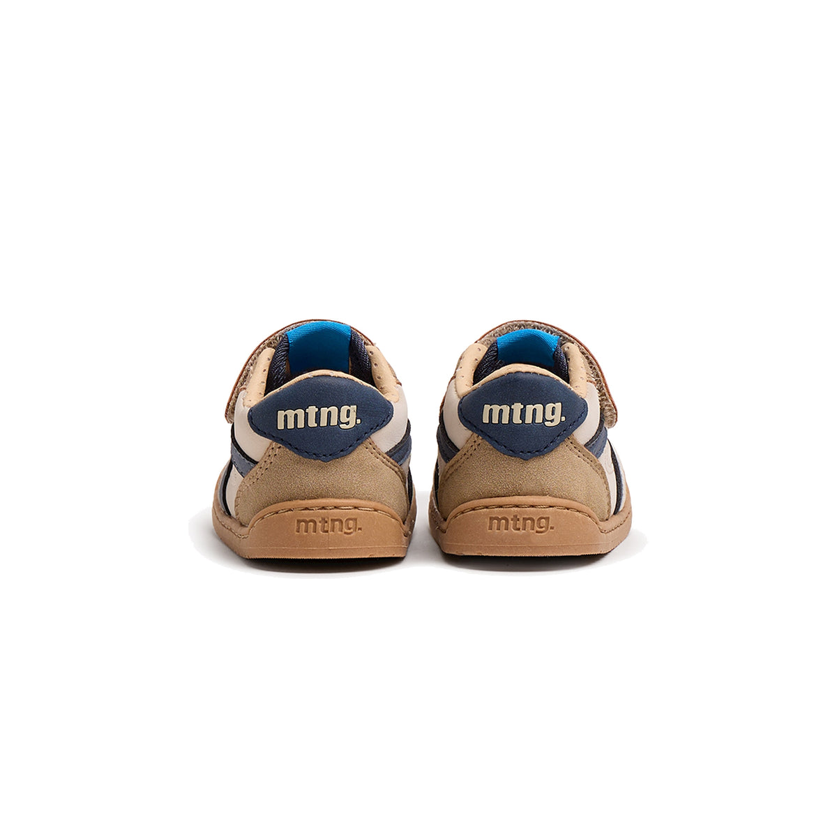 Ténis Free Baby - Bege/Marinho | Mustang.