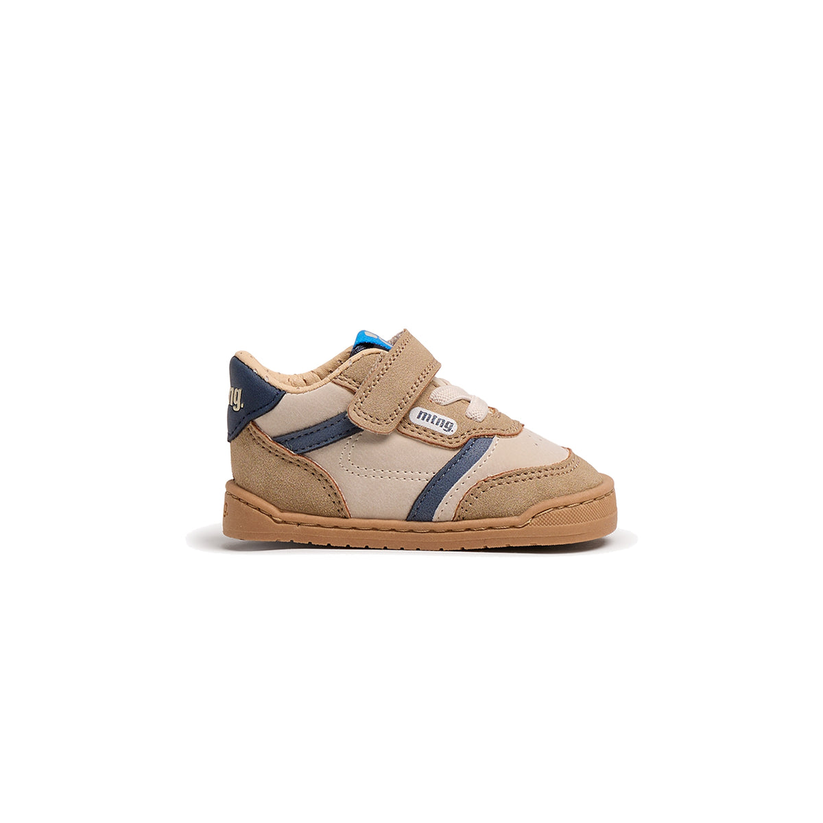 Ténis Free Baby - Bege/Marinho | Mustang.