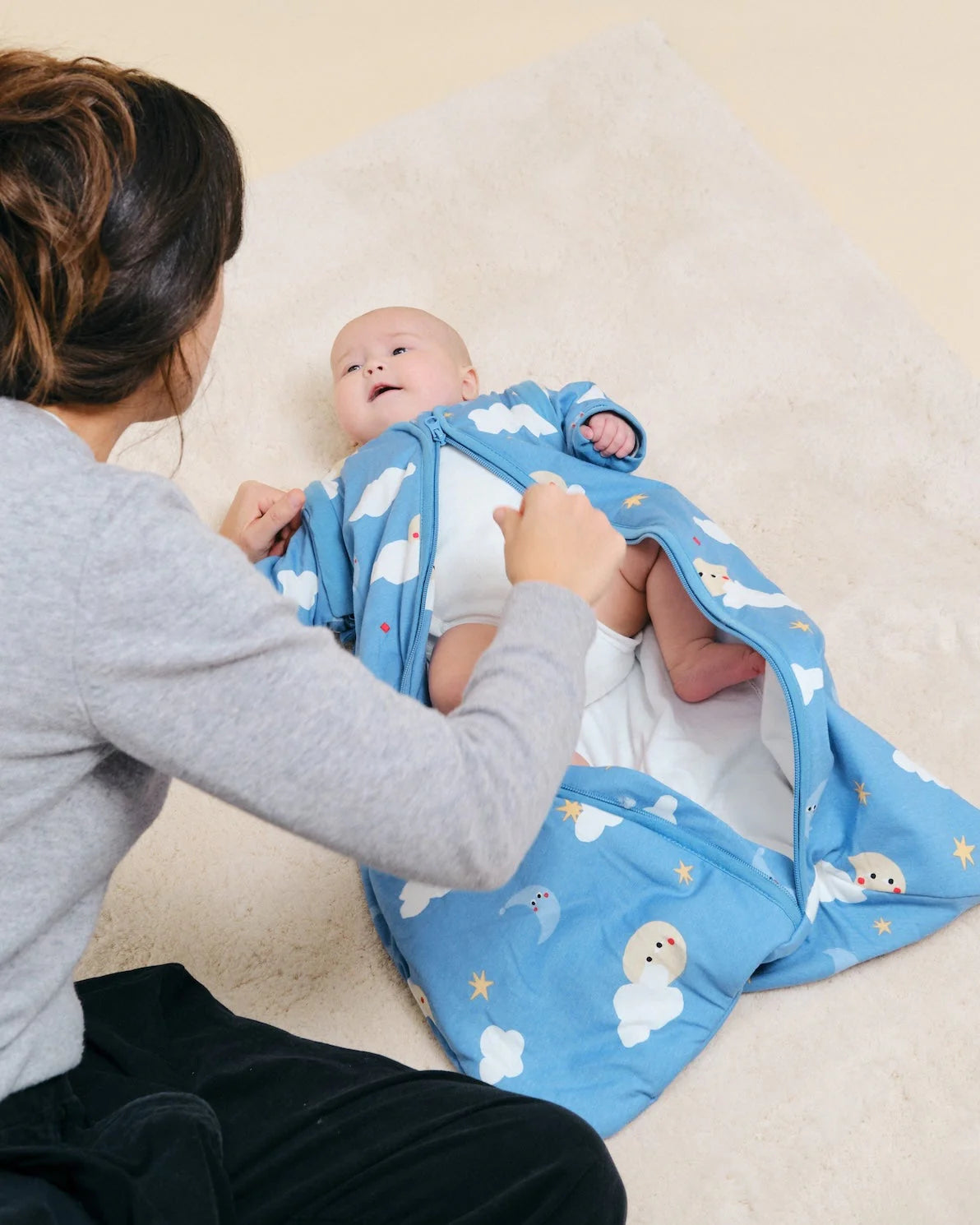 Saco de Dormir Bebé com Mangas - Good Night - TOG 1.0 | Molis & Co.