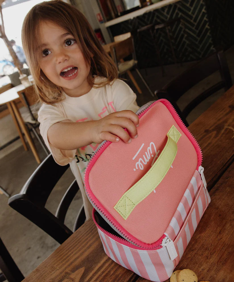 Lancheira - Pink Stripes | Hello Hossy.