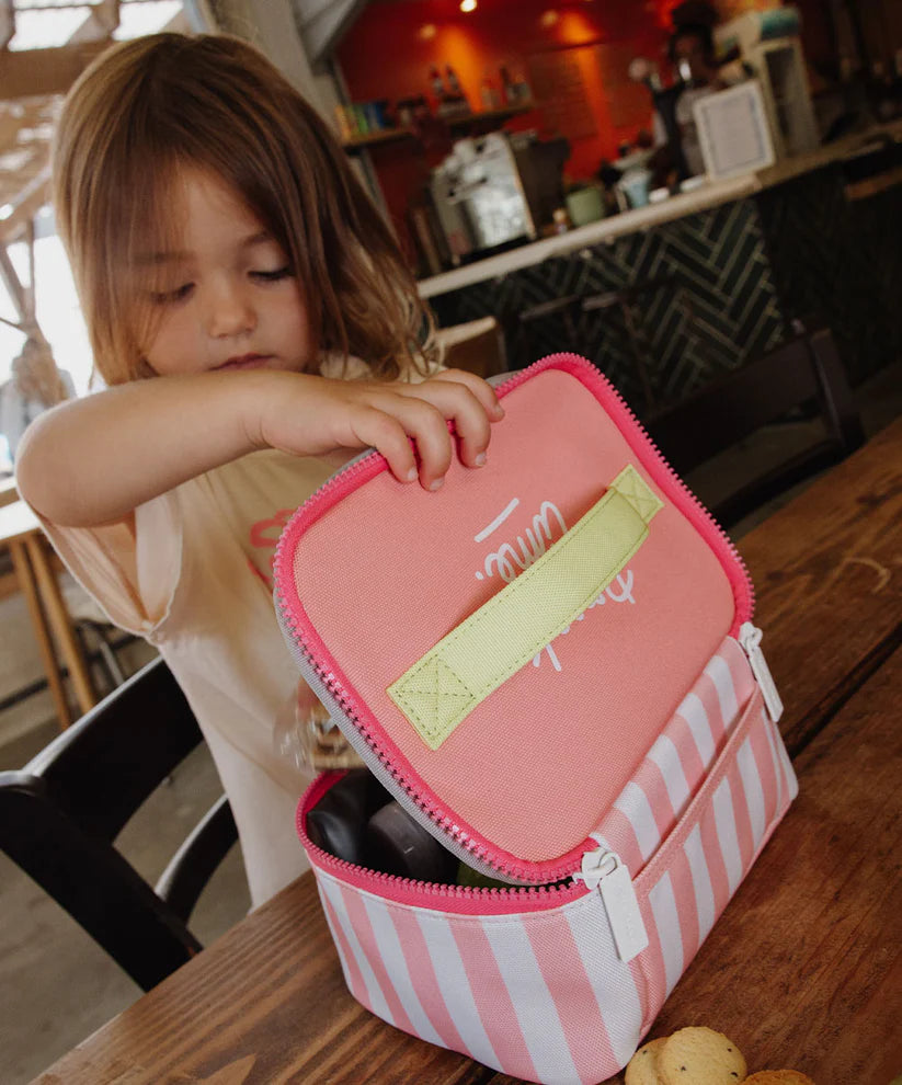 Lancheira - Pink Stripes | Hello Hossy.