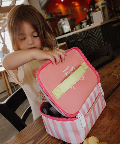 Lancheira - Pink Stripes | Hello Hossy.