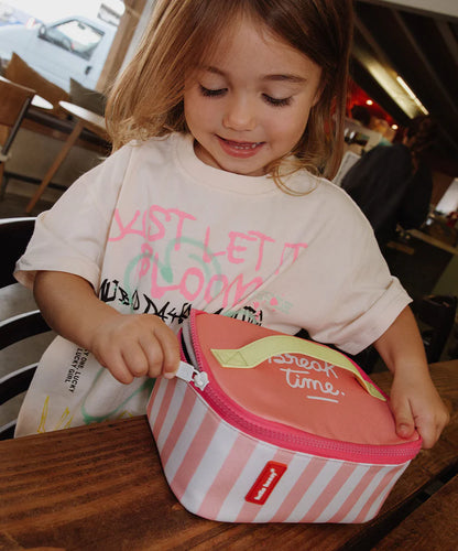 Lancheira - Pink Stripes | Hello Hossy.