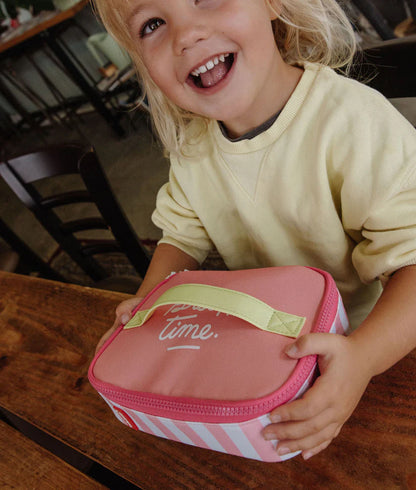 Lancheira pequena - Pink Stripes | Hello Hossy
