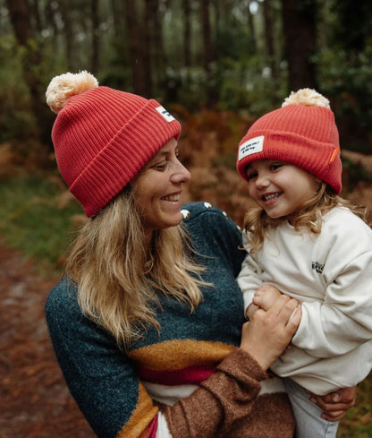 Gorro Criança - Color Block Framboise