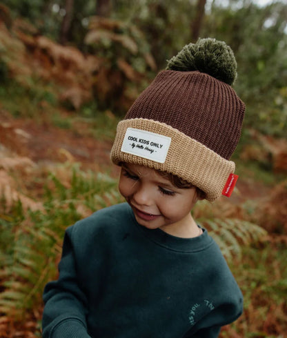 Gorro Criança - Color Block Pistachio