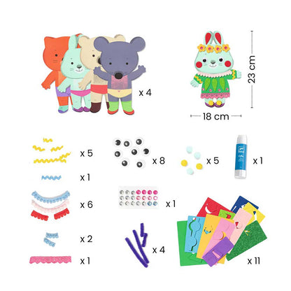 Atividade de Colagem - Little Sweethearts | Djeco